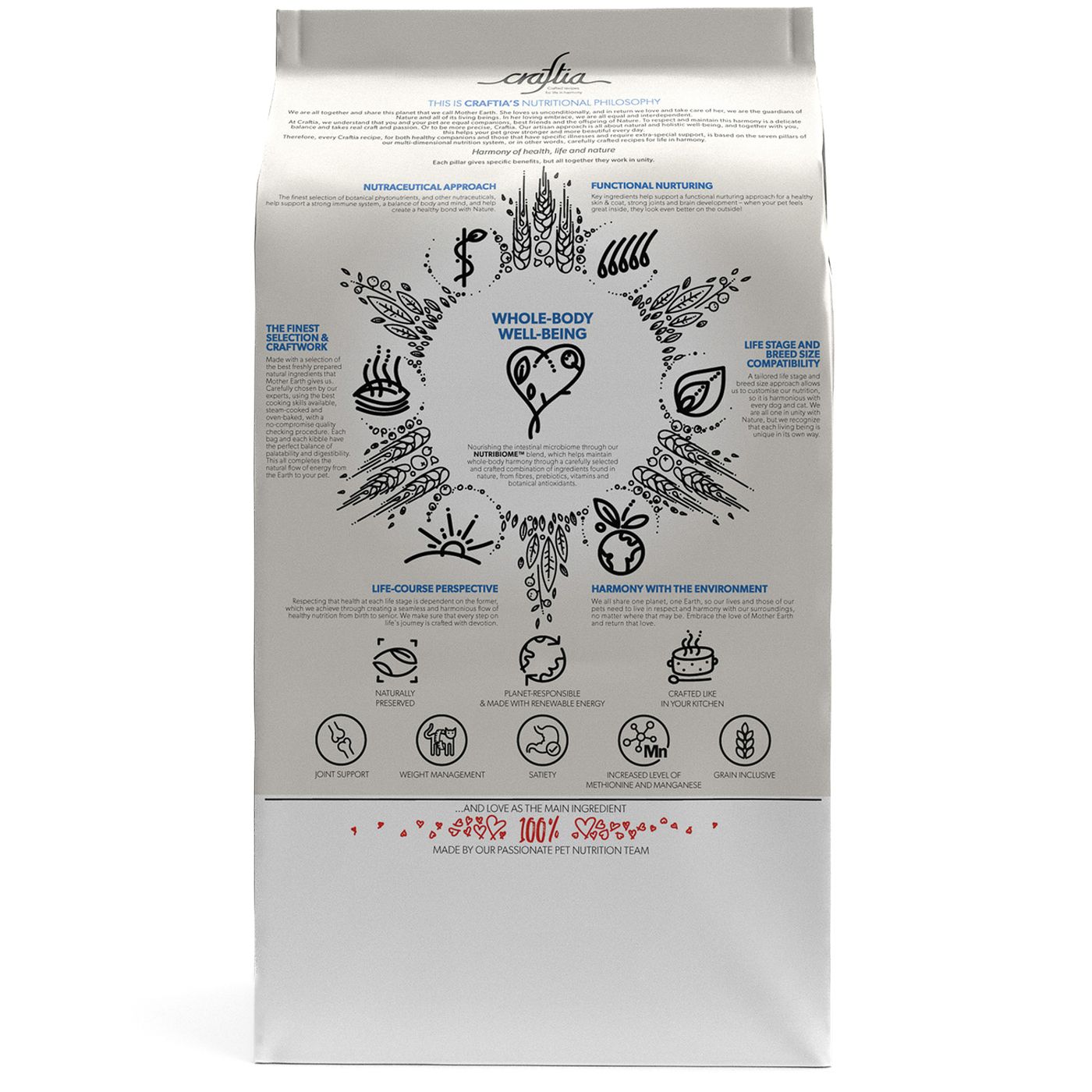 Ветеринарная диета CRAFTIA GALENA CAT WEIGHT&JOINT MOBILITY CARE ВейтэндДжоинт мобилити для кошек для снижения веса и поддерж. здоровья суставов 4,5кг — фото 2
