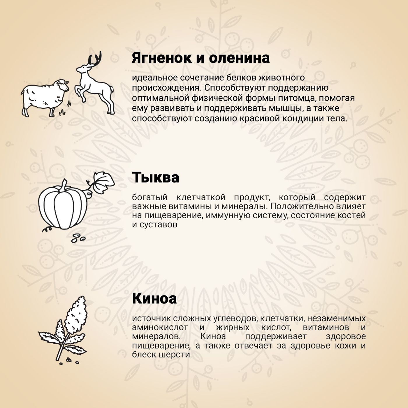 Сухой корм CRAFTIA HARMONA для стерилизованных кошек из ягненка с олениной 320 г — фото 4