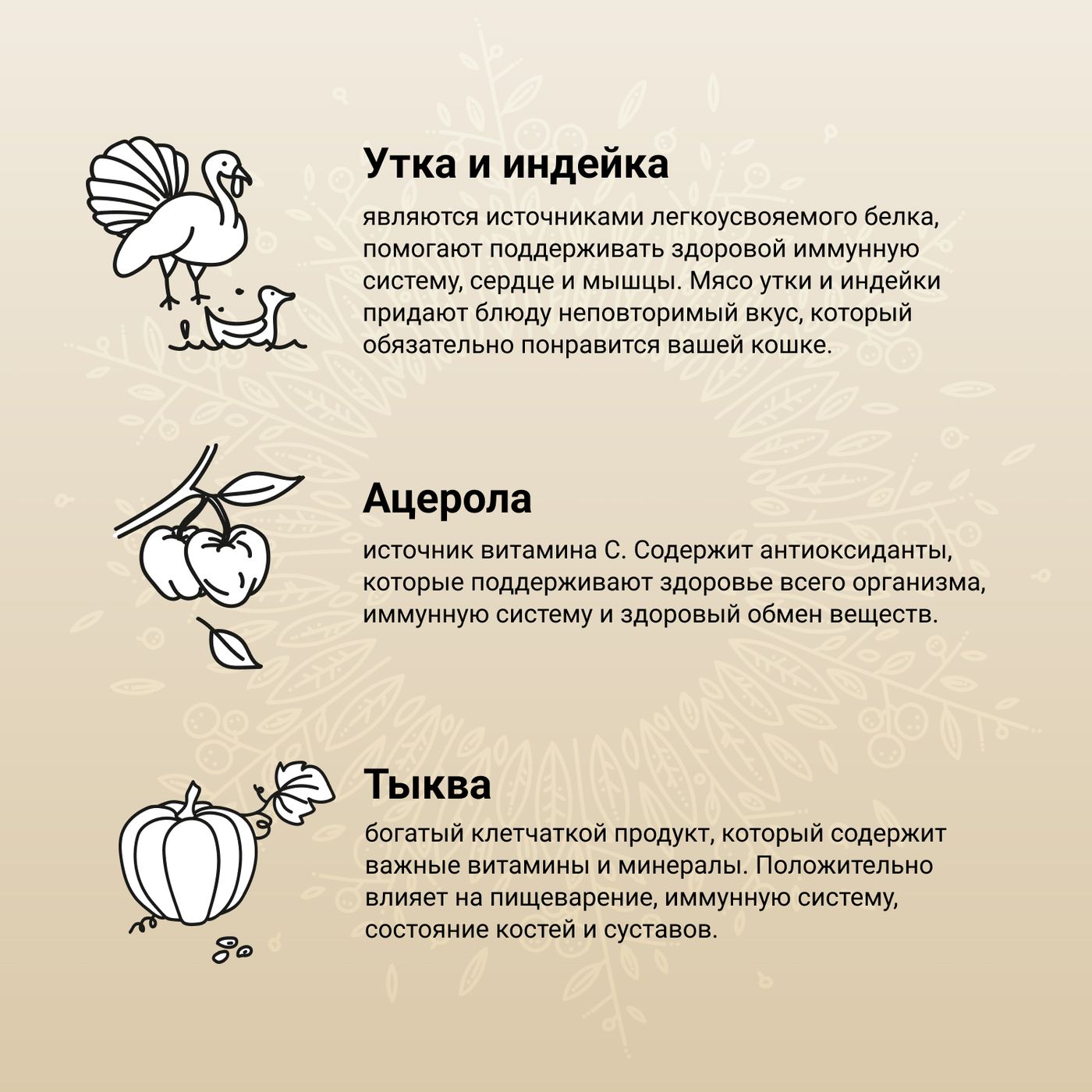 Сухой корм CRAFTIA HARMONA для стерилизованных кошек из утки и индейки 4,5 кг — фото 4