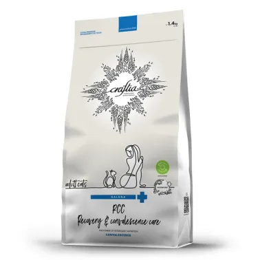 Ветеринарная диета CRAFTIA GALENA CAT RECOVERY&CONVALESCENCE CARE Рекавери энд Конвалесенс д/кошек поддерж. в период восстановления/реабилитации 1,4 кг